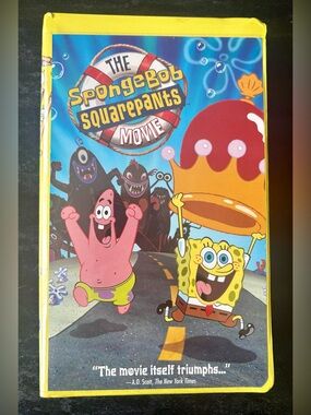The Spongebob Squarepants Movie (VHS, 2005, Clamshell Case) Nickelodeon